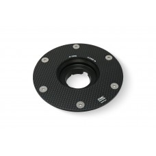 CNC Racing Carbon Fiber Gas Cap Flange for Ducati and KTM